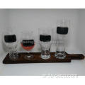 شعار مخصص Gold Rimmed Tulip Glass Pere Classes